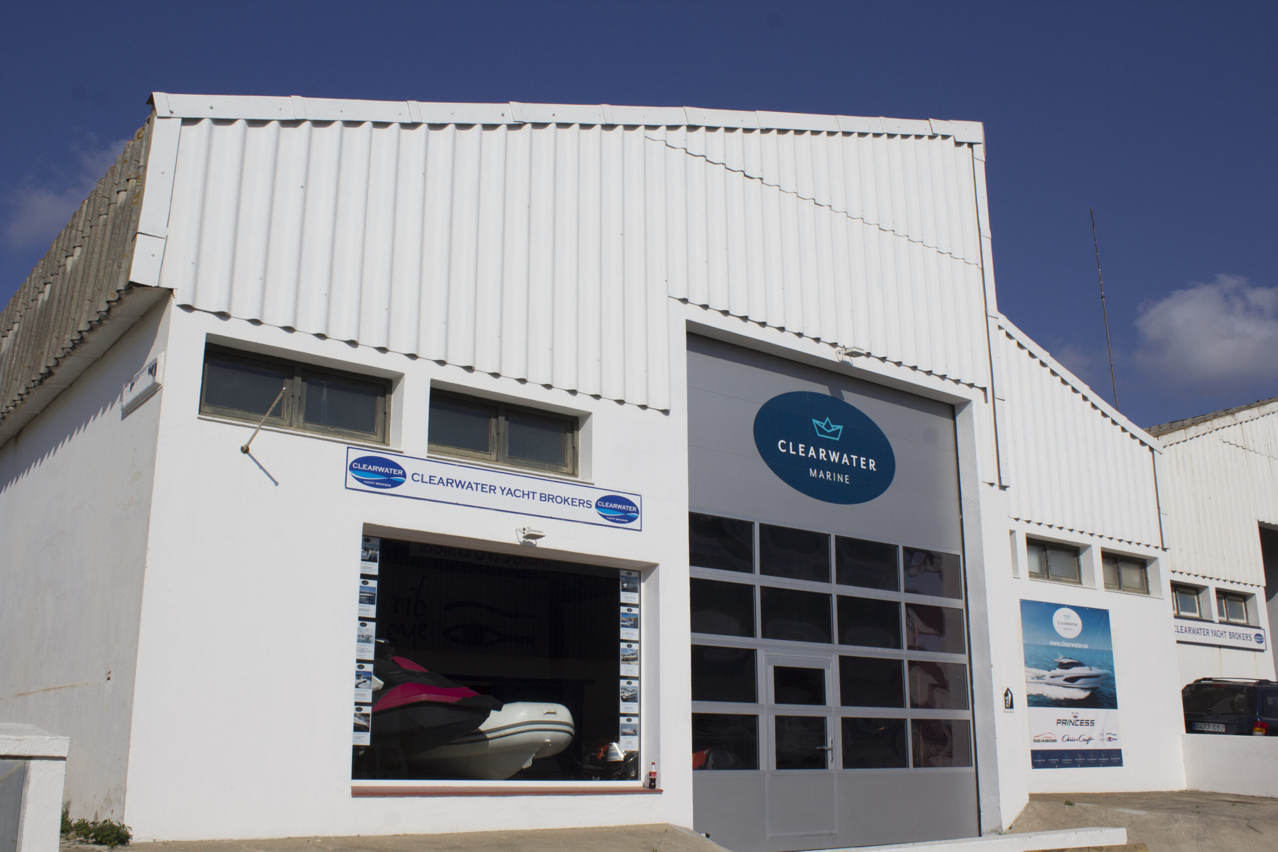Boat storage in Menorca
